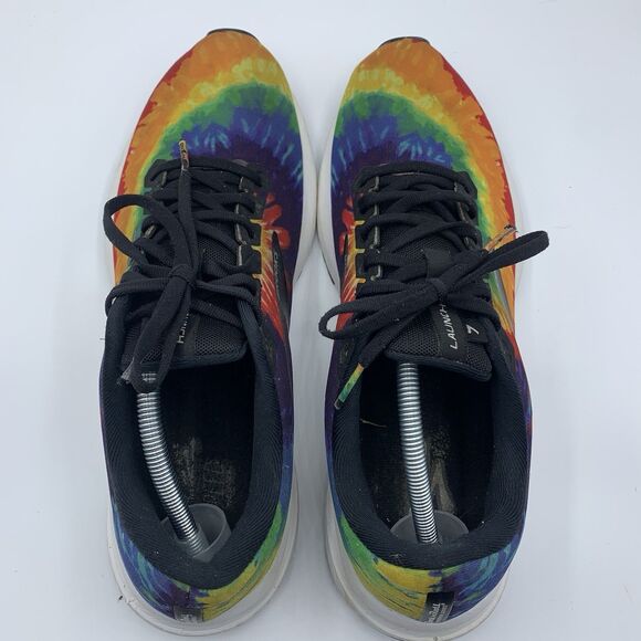Brooks Launch 7 Tie Dye Men's Running Shoes Size 12 Rock N Roll Marathon - Picture 5 of 8